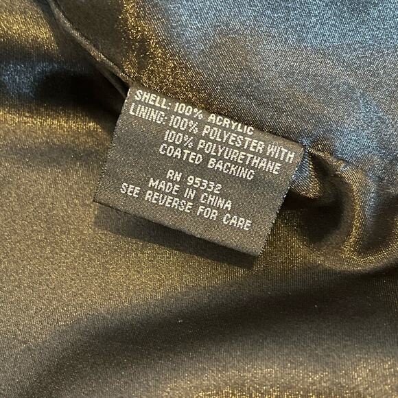 Regent  Park faux fur with bling zipper Size Small - Picture 5 of 5